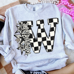 Wranglers Big Check Mascot DTF Transfer (CS)