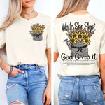 While She Slept God Grew It Front and Back DTF Transfer (SDD)