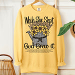 While She Slept God Grew It DTF Transfer (SDD)