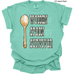 Wood Spoon Survivor DTF Transfer (KD)