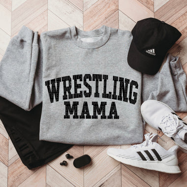 Wrestling Mama BLACK DTF Transfer (SDD)
