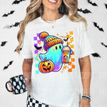 Colorful Ghost Checkered DTF Transfer (SBBB)