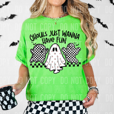 Ghouls Just Wanna Have Fun DTF Transfer (SBBB)