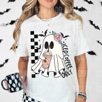 Iced Coffee Girly Ghost DTF Transfer (SBBB)