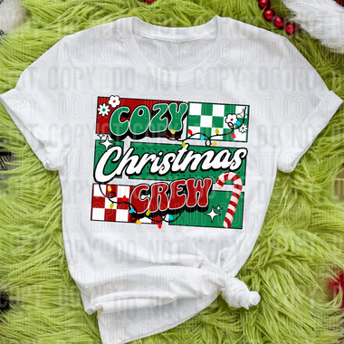 Cozy Christmas Crew DTF Transfer (SBBB)