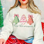 Tis The Season Christmas Trees DTF Transfer (SBBB)