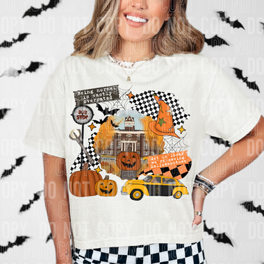 Halloween Collage HT DTF Transfer (SBBB)