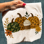 Camo Leopard Pumpkins and Pumpkin Spice DTF Transfer (SBBB)