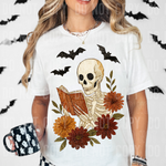Skeleton Halloween Reading DTF Transfer (SBBB)