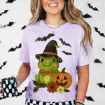 Halloween Frog Faux Embroidery DTF Transfer (SBBB)