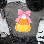 Glitter Candy Corn Halloween DTF Transfer (SBBB)