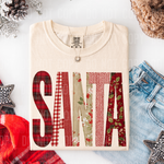 Santa Patch Letters DTF Transfer (SBBB)