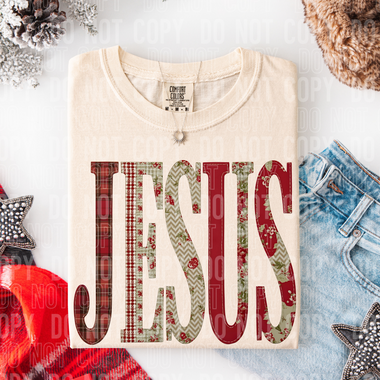 Jesus Patch Letters DTF Transfer (SBBB)