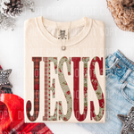Jesus Patch Letters DTF Transfer (SBBB)