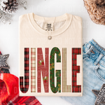 Jingle Patch Letters DTF Transfer (SBBB)
