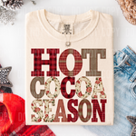 Hot Cocoa Season Patch Letters DTF Transfer (SBBB)