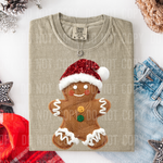 Gingerbread Faux Yarn DTF Transfer (SBBB)