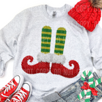 Elf Feet Faux Yarn DTF Transfer (SBBB)