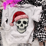 Christmas Skeleton Faux Yarn DTF Transfer (SBB)