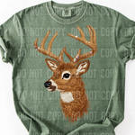 Deer Faux Yarn DTF Transfer (SBB)