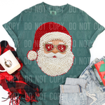 Santa Faux Pearls DTF Transfer (SBB)