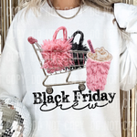 Black Friday Crew Faux Yarn DTF Transfer (SBB)