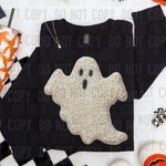 Ghost Halloween Faux Pearls DTF Transfer (SBB)