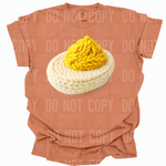 Deviled Egg Thanksgiving Faux Yarn DTF Transfer (SBB)