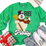 Free Frosty Faux Yarn DTF Transfer (SBB)