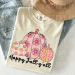 Happy Fall Y'all DTF Transfer (SBBB)
