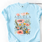Abuela Poppy Flowers DTF Transfer