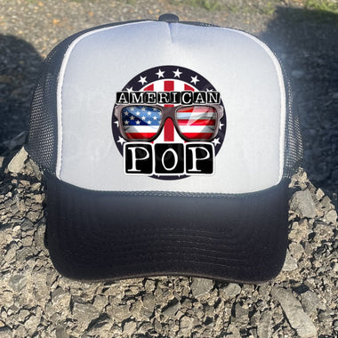 American Pop with shades DTF Transfer