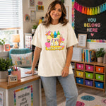 Custom Teacher Name Plate DTF Transfer (leave name and School initials or Name in the note) (S&G)