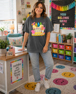 Custom Teacher Name Plate DTF Transfer (leave name and School initials or Name in the note) (S&G)