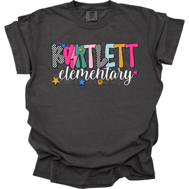 Bartlett Elementary Mix Print Preppy DTF Transfer