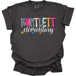 Bartlett Elementary Mix Print Preppy DTF Transfer