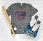 Baseball Mom with seams DTF Transfer