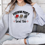 Baseball Mom's Social Club Red/Black Chairs DTF Transfer
