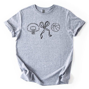 Basketball Goal with Bow DTF Transfer (LD)