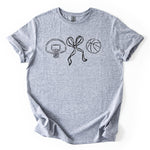 Basketball Goal with Bow DTF Transfer (LD)