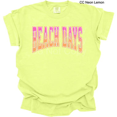 Beach Days DTF Transfer