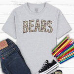 Bears Camo DTF Transfer (E)