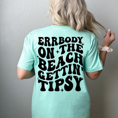 Errbody at the Beach Screen Print Transfer T72