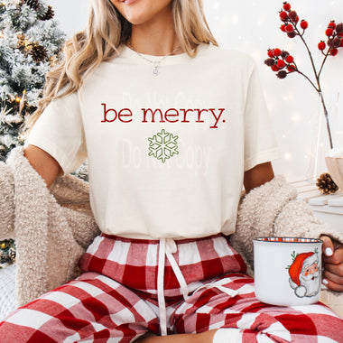 Be Merry DTF Transfer