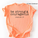Be Strong and Courageous Single Color Screen U2