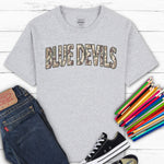 Blue Devils Camo DTF Transfer (E)