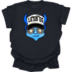 Blue Devil Trucker Mascot DTF Transfer (E)