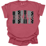 Bobcats with Leopard Check Stars DTF Transfer (E)