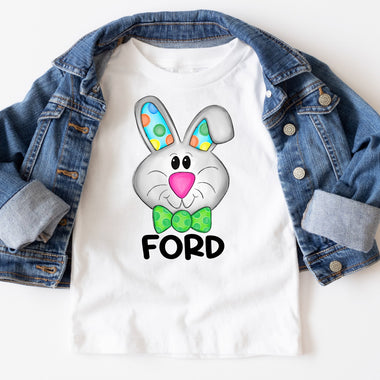 Custom Listing for Boy Bunny Head DTF Transfer (leave name in the note)