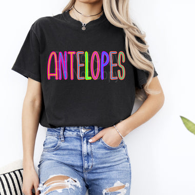 Bright Antelopes DTF Transfer